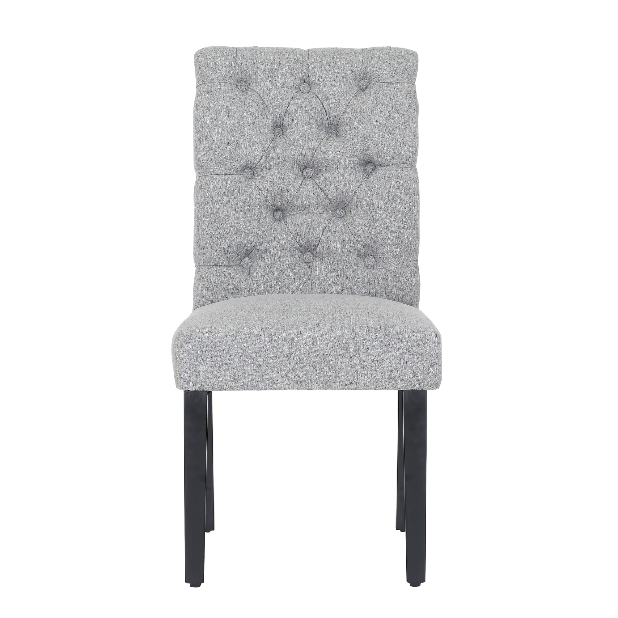 WestinTrends Upholstered Button Tufted Dining Chair (Set of 2)