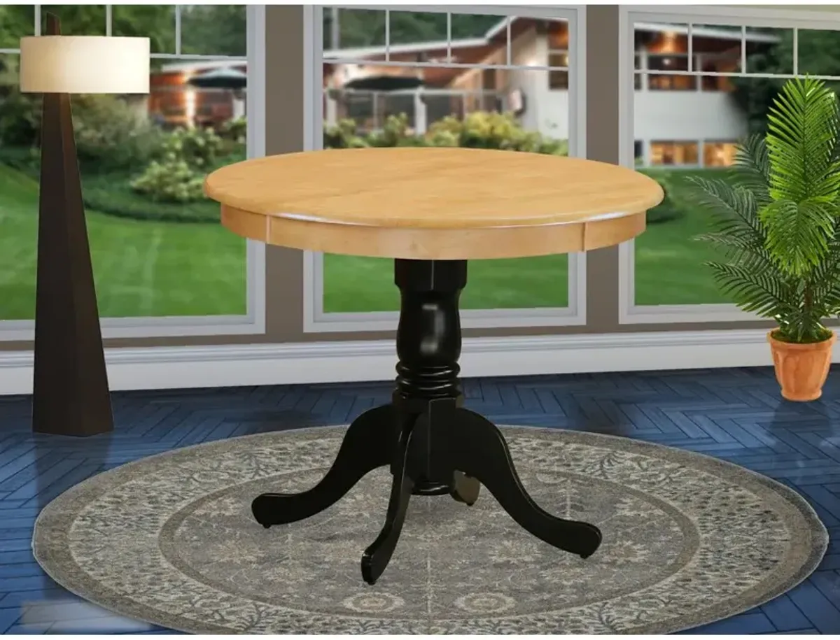 Dining Table Oak & Black