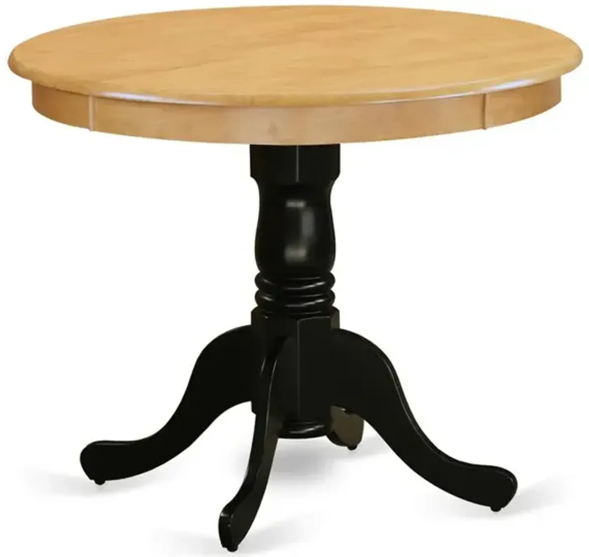 Dining Table Oak & Black