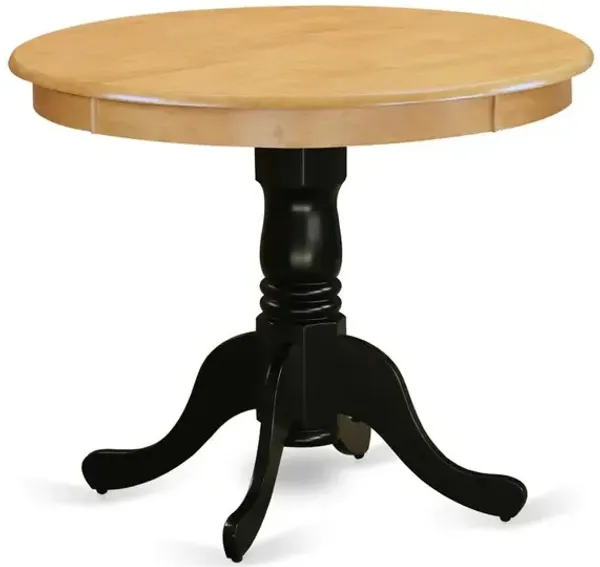 Dining Table Oak & Black