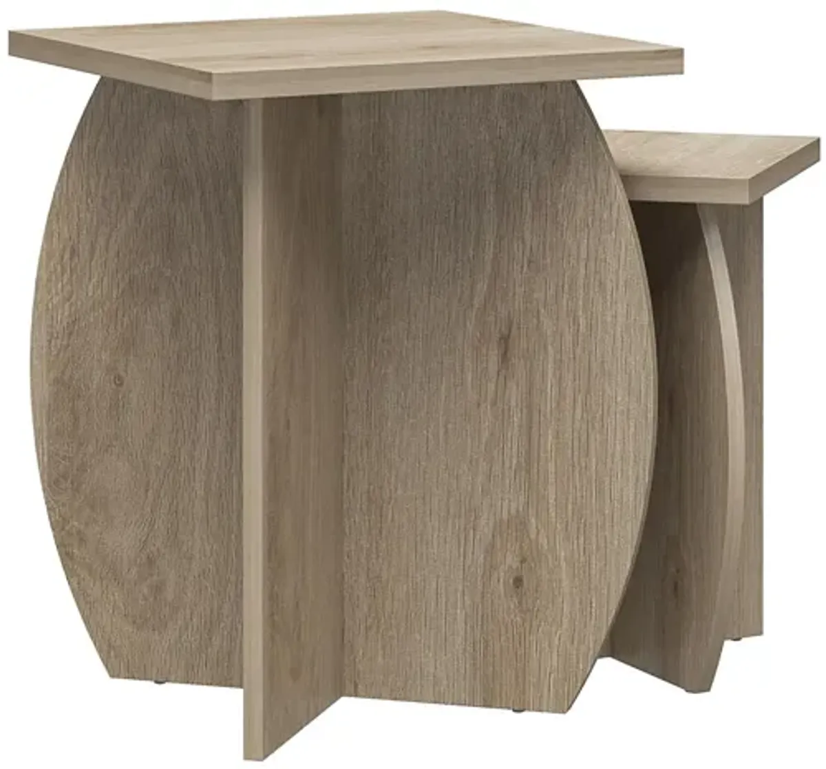 Voler Set of 2 Minimalist Nesting End Tables