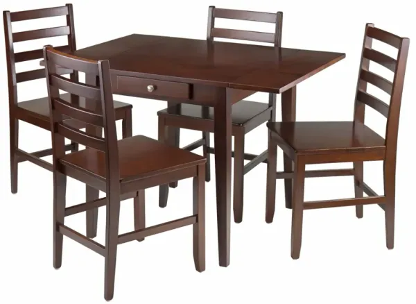 Winsome Hamilton, 4 Chair, Walnut