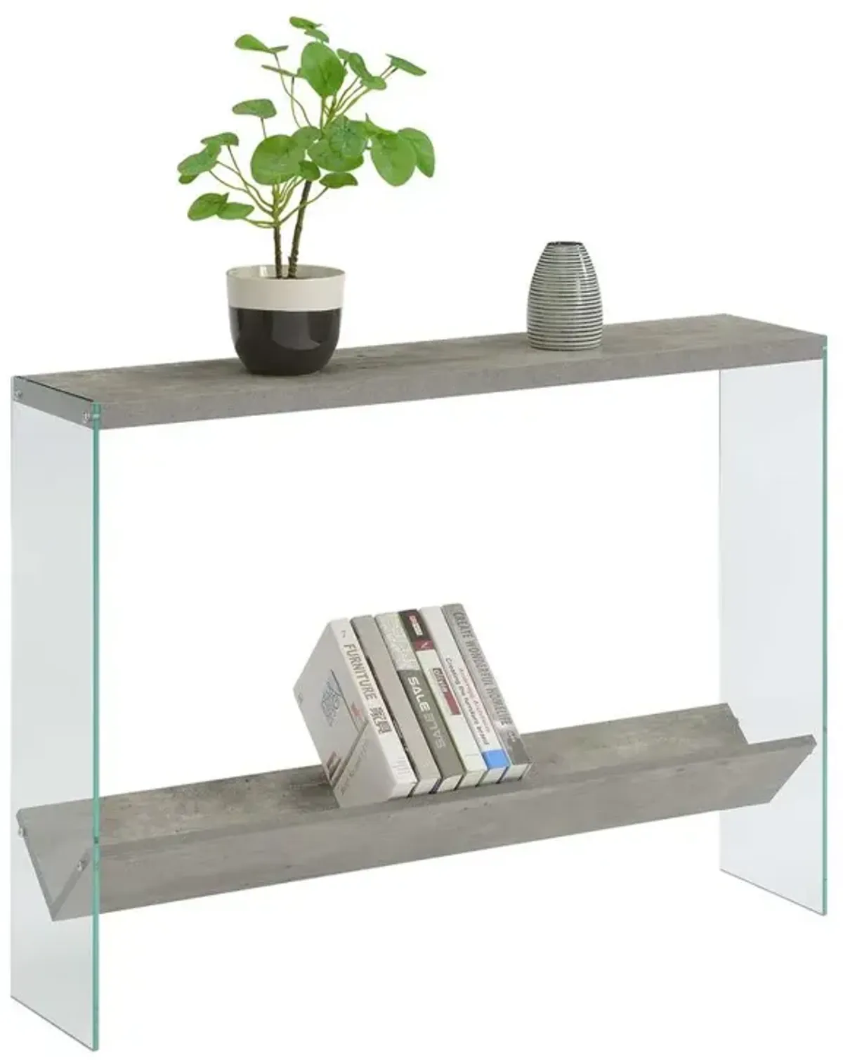 Convenience Concepts SoHo V Console Table w/ Shelf