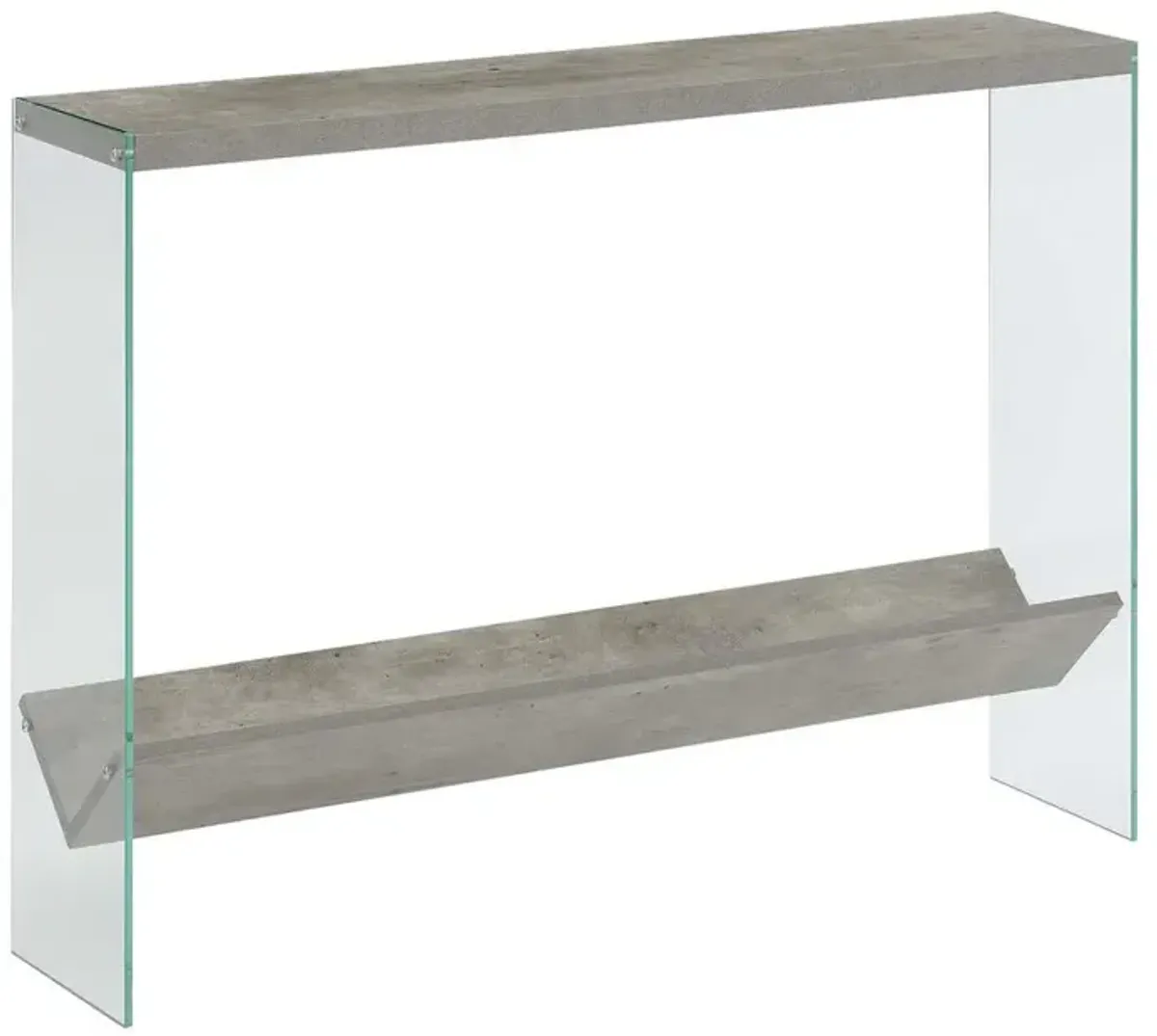 Convenience Concepts SoHo V Console Table w/ Shelf