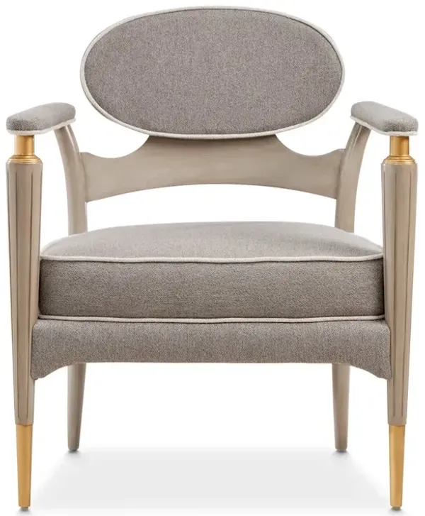 Michael Amini St. Charles Accent Chair - Dove Gray