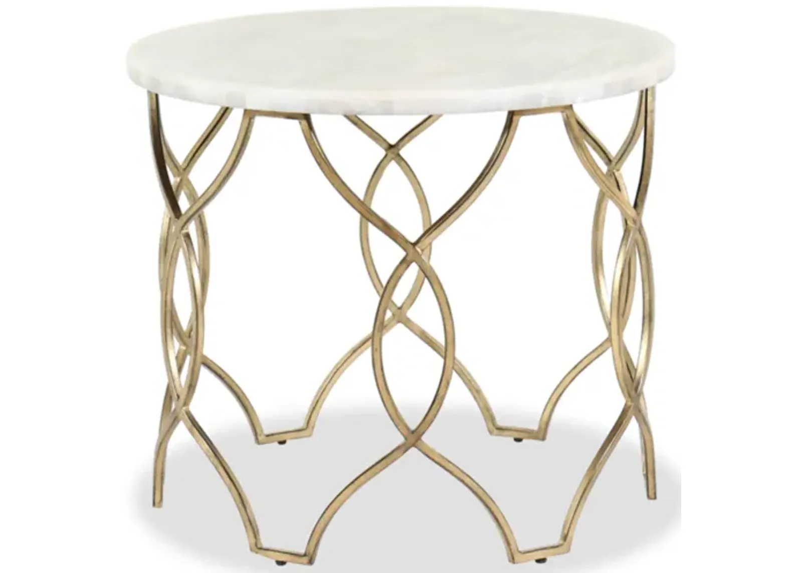 Melange Corrina Round Lamp Table