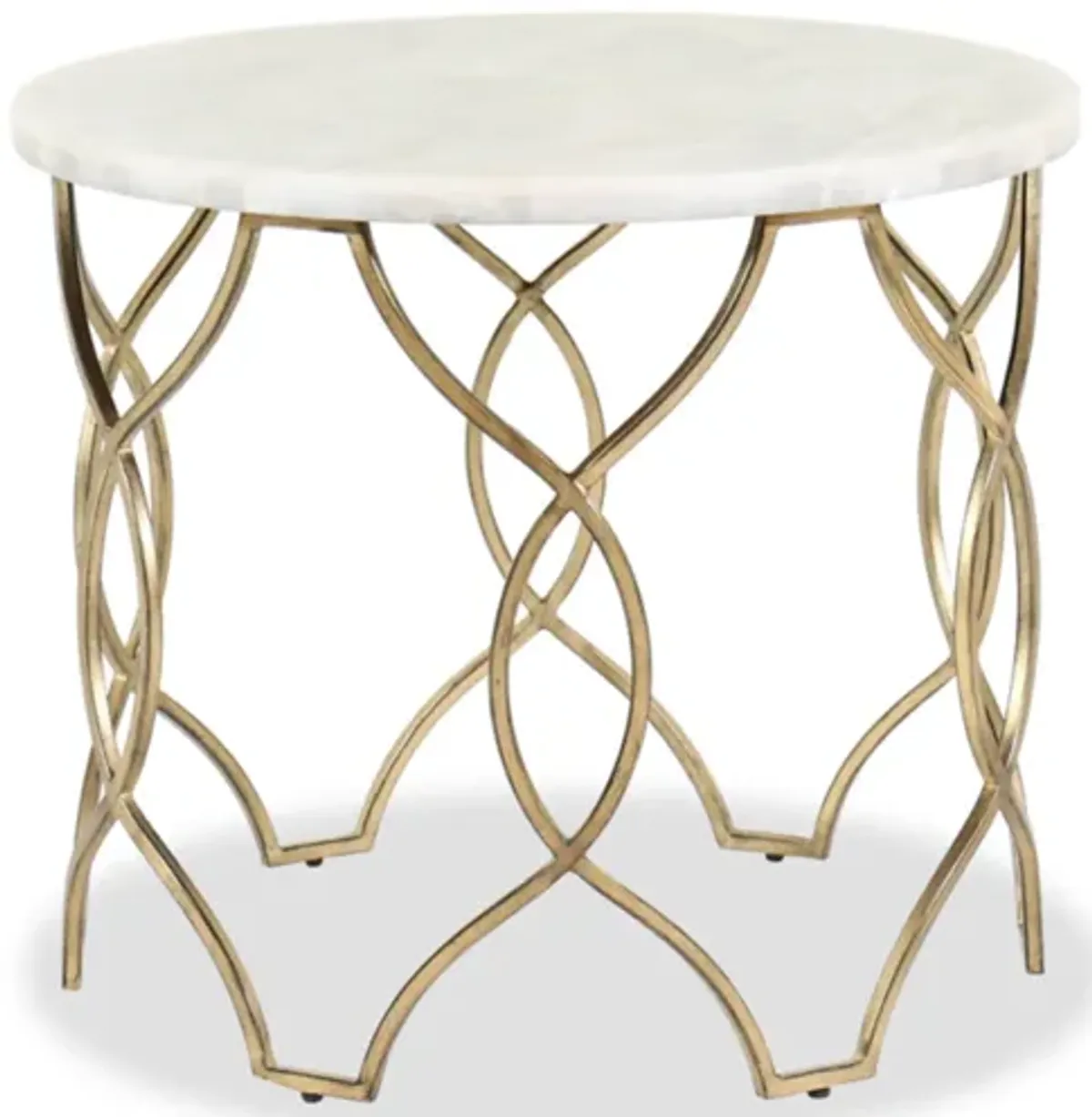 Melange Corrina Round Lamp Table