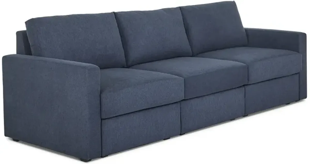 Flex Denim Sofa With Standard Arm