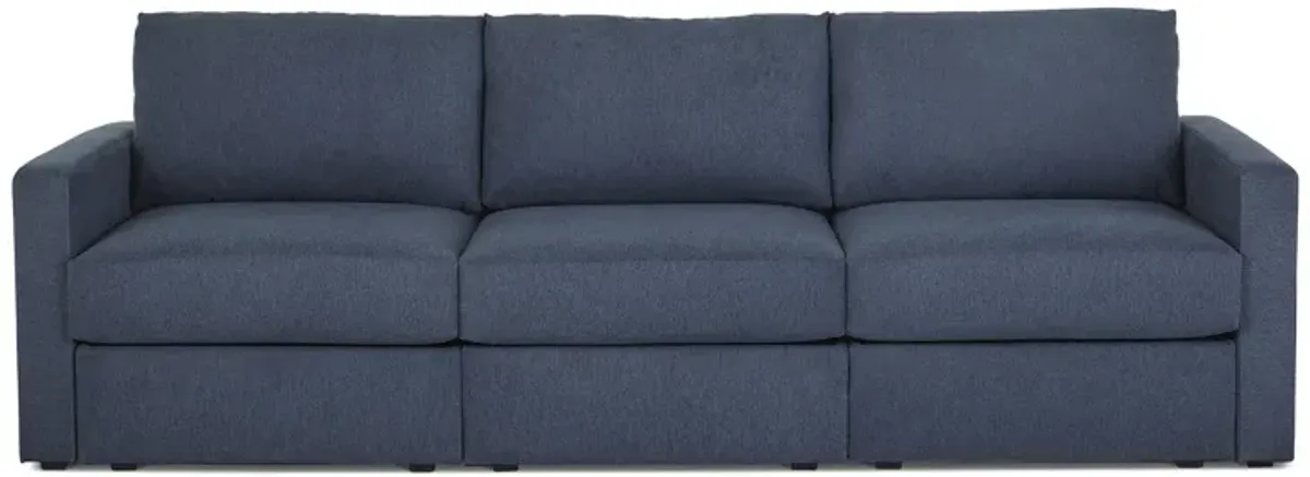 Flex Denim Sofa With Standard Arm