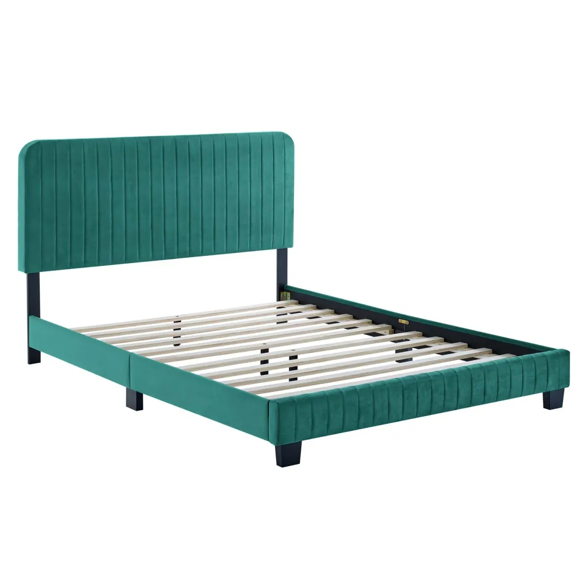 Modway - Celine Channel Tufted Performance Velvet Queen Platform Bed