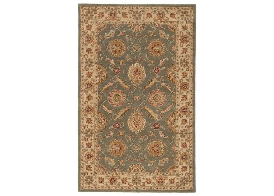 Mythos Callisto Green 4' x 8' Runner Rug