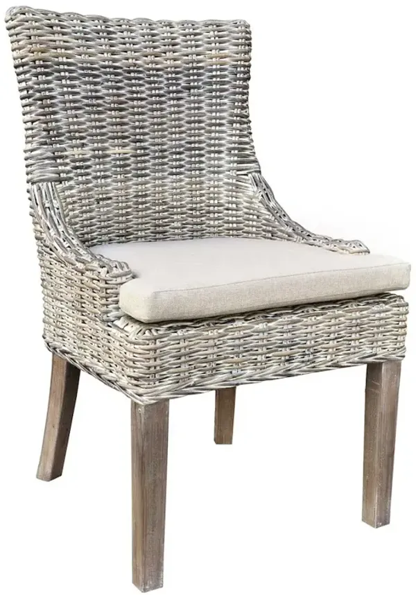 Alfresco Dining Chair Kuba Weave Savannah Wash