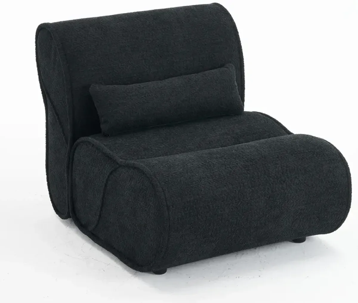 Merax Velvet Single Sofa Recliner Chair