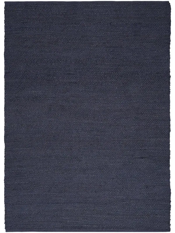 Natural Jute NJT01 Navy 4' x 6' Rug
