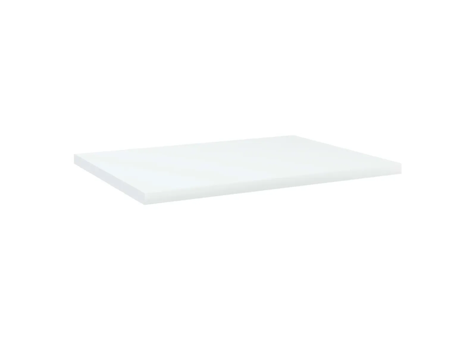 vidaXL Bookshelf Boards 8 pcs White 15.7"x11.8"x0.6" Chipboard