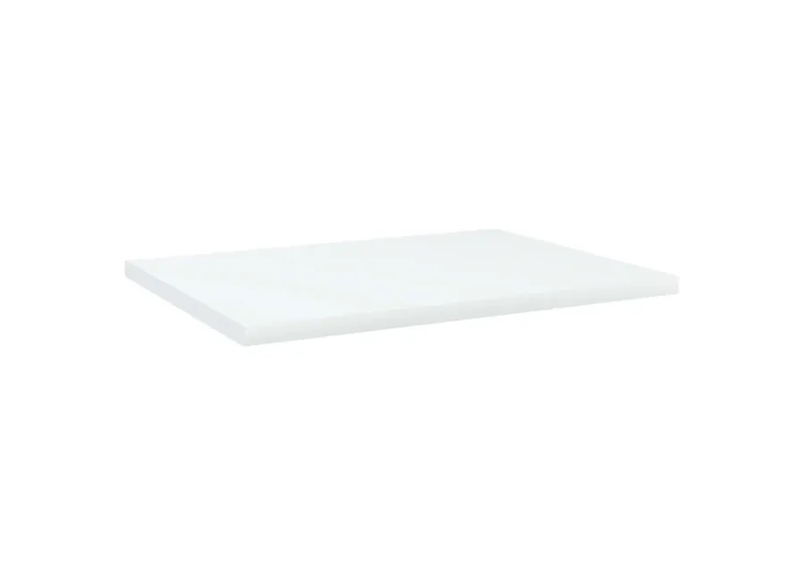 vidaXL Bookshelf Boards 8 pcs White 15.7"x11.8"x0.6" Chipboard