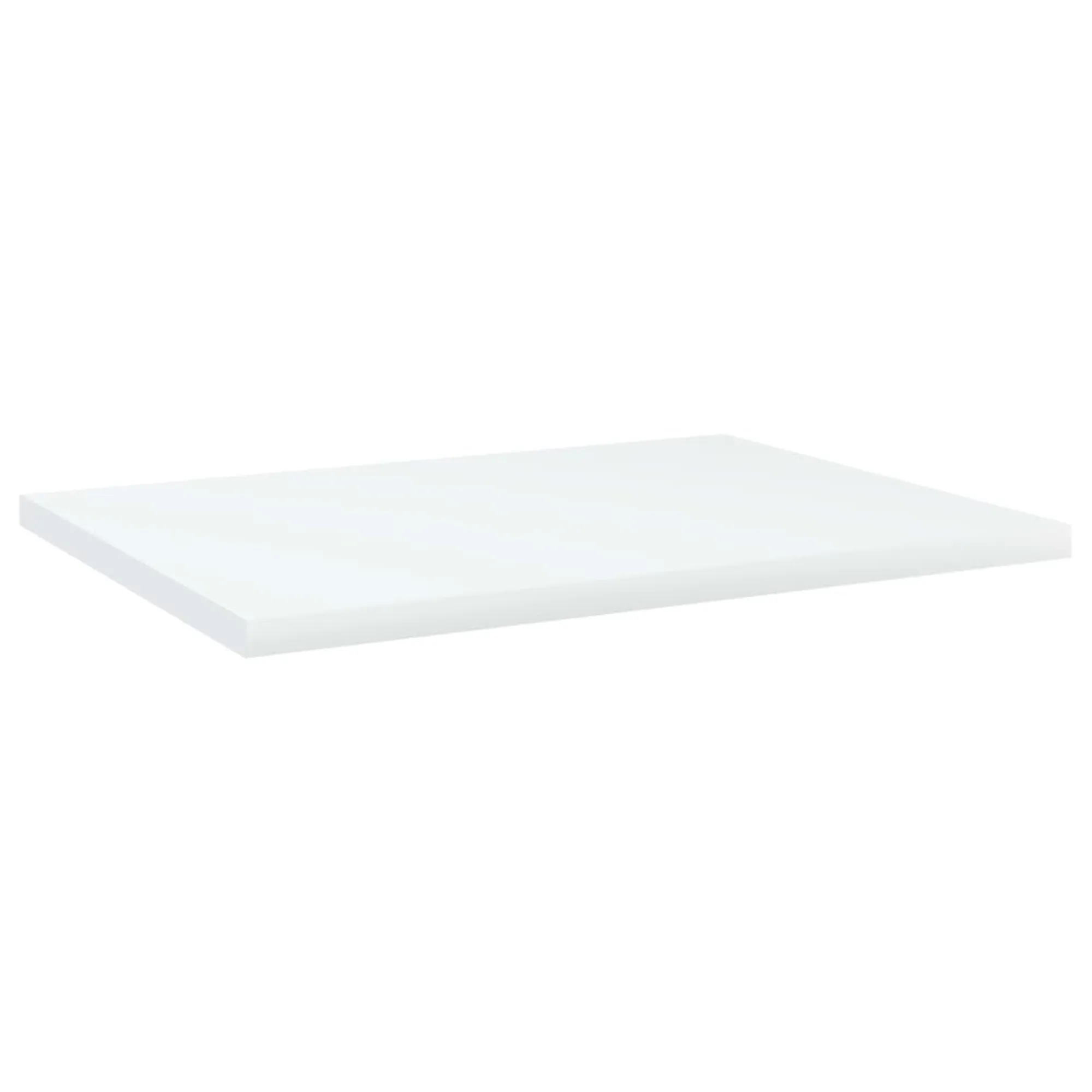 vidaXL Bookshelf Boards 8 pcs White 15.7"x11.8"x0.6" Chipboard