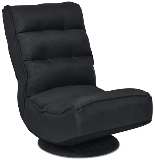 5-Position Folding Floor Gaming Chair