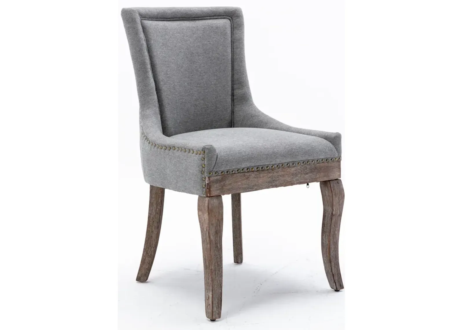 Ultra Side Dining Chair, Thickened Fabric Chairs With Neutrally Toned Solid Wood