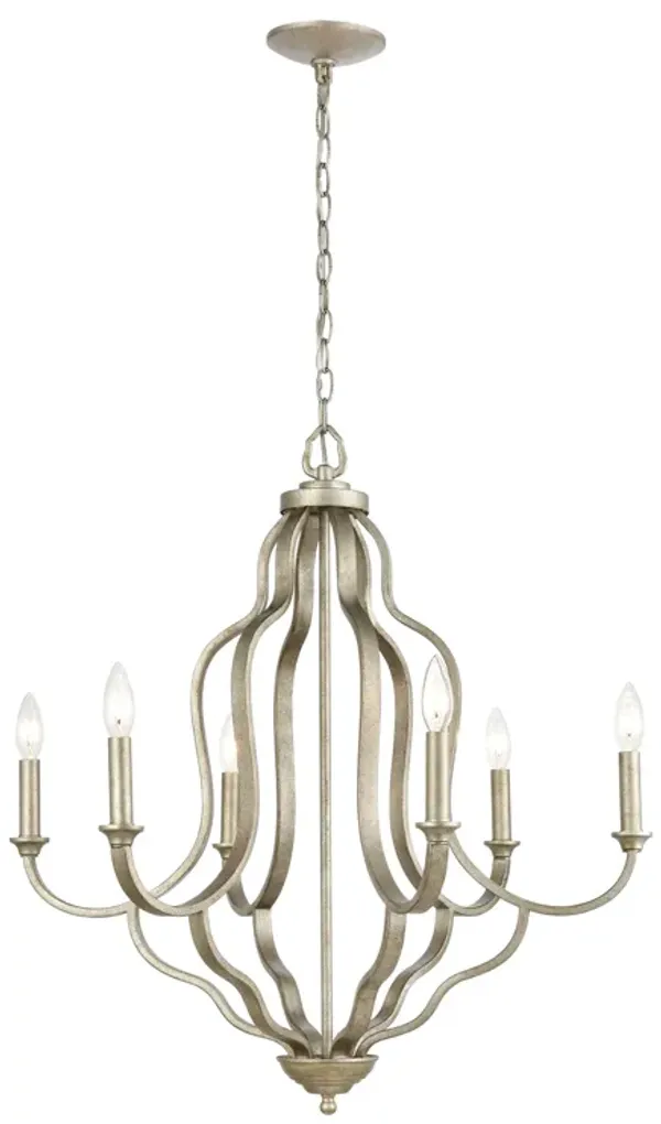 Lanesboro 27'' Wide 6-Light Chandelier