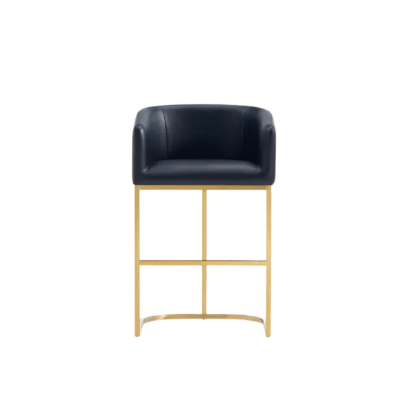 Louvre Black Counter Stool