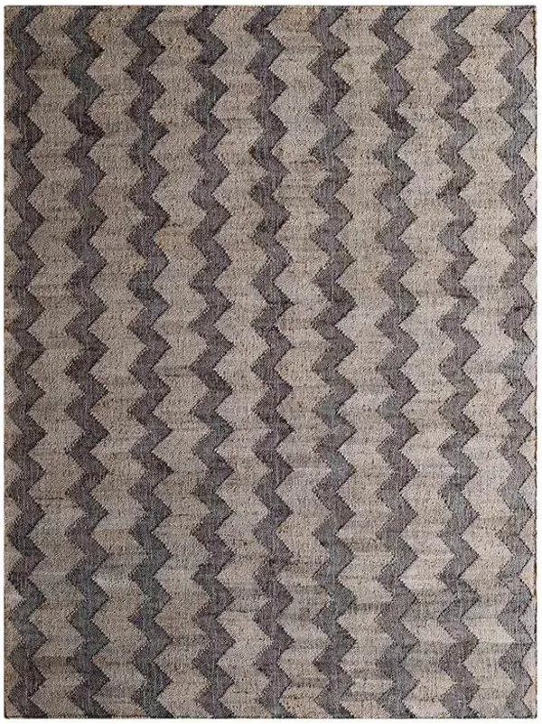 HAND WOVEN FLAT WEAVE KILIM JUTE ECO-FRIENDLY Contemporary AREA RUGS  - 5'x8', Rectangle Beige Charcoal Color, Contemporary, High Pile, Natural Fiber, Outdoor Indoor Handmade Area Rugs (J00030)