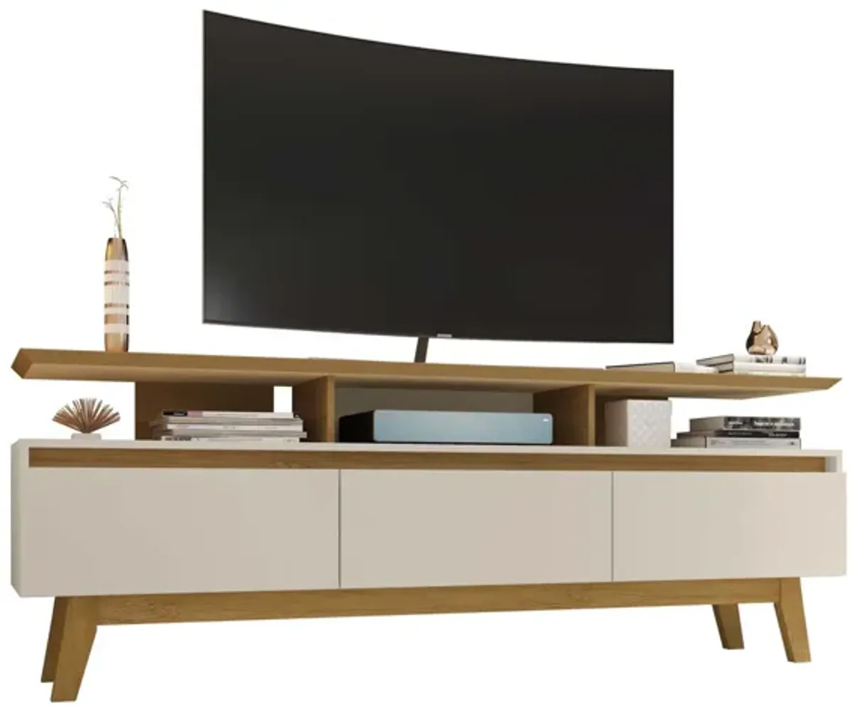 Yonkers Beige Large TV Stand