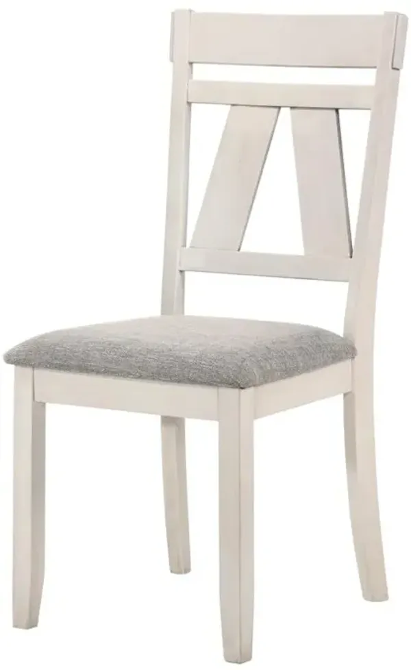 New Classic Furniture Maisie Side Chair-White (Set of 2)