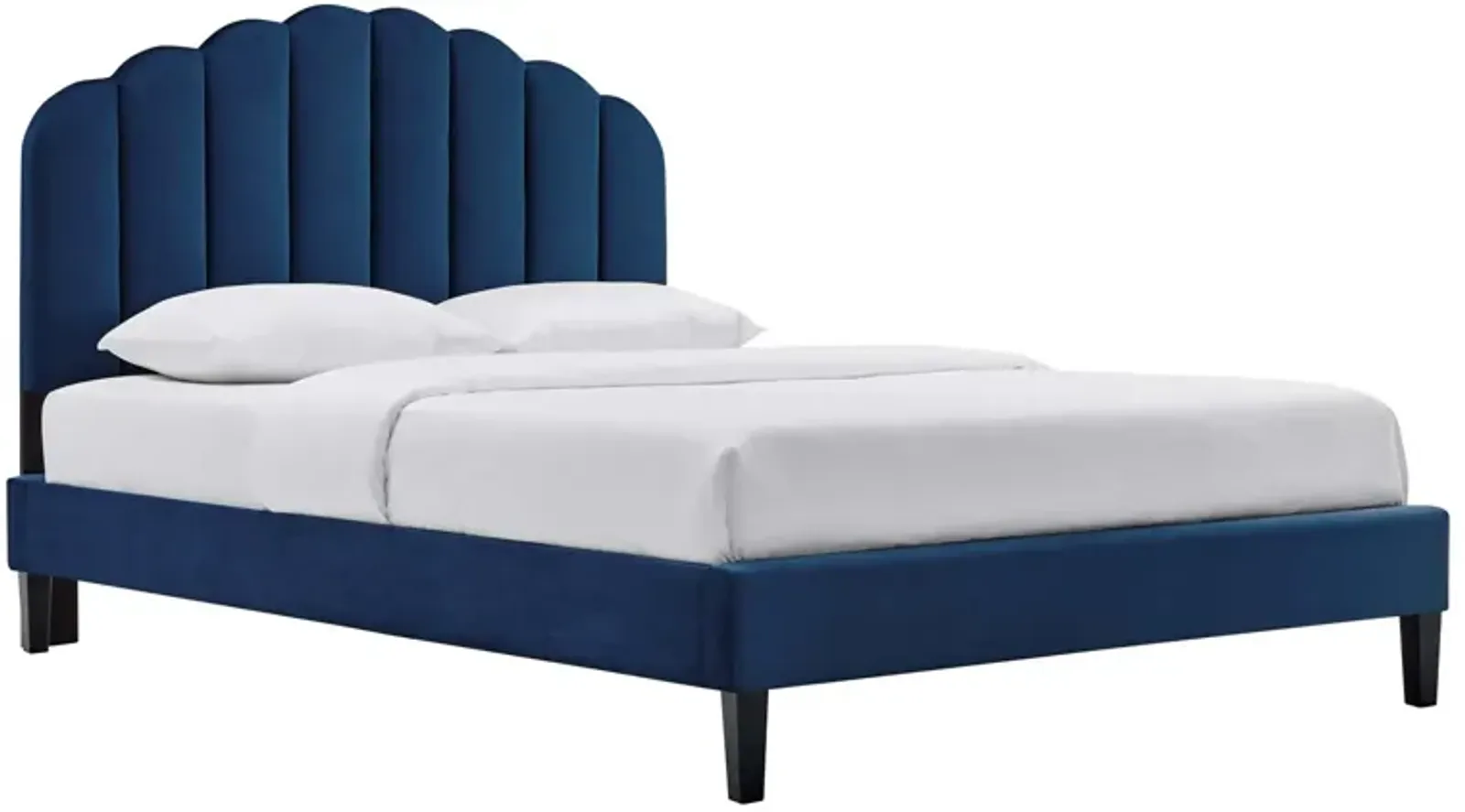 Modway - Daisy Performance Velvet Queen Platform Bed