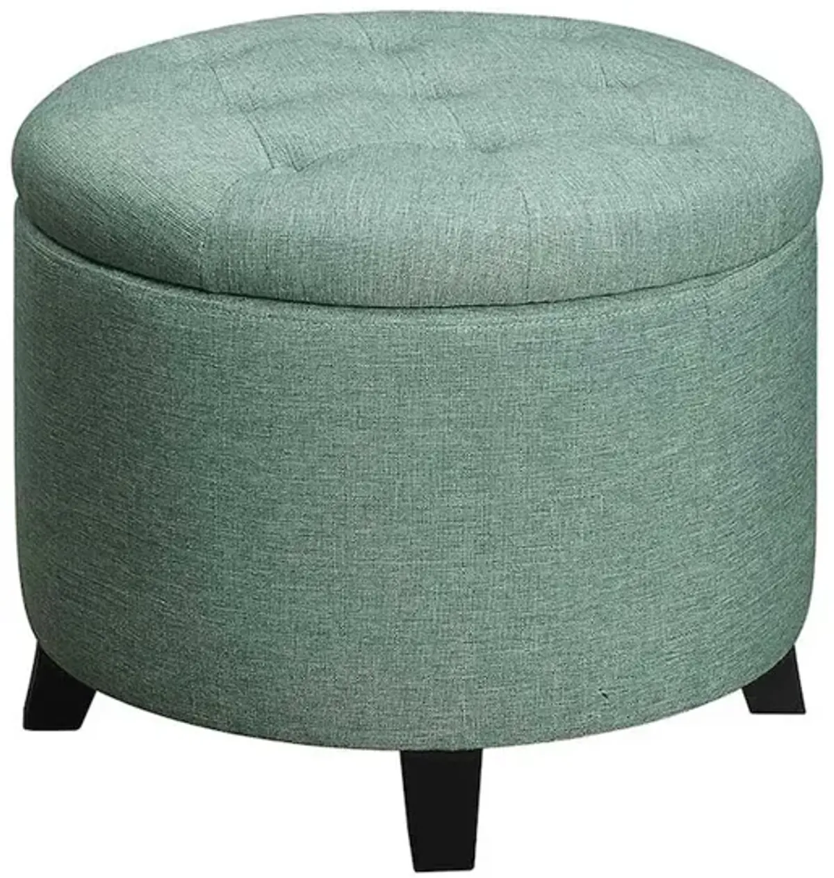 Convenience Concepts Designs4Comfort Round Storage Ottoman