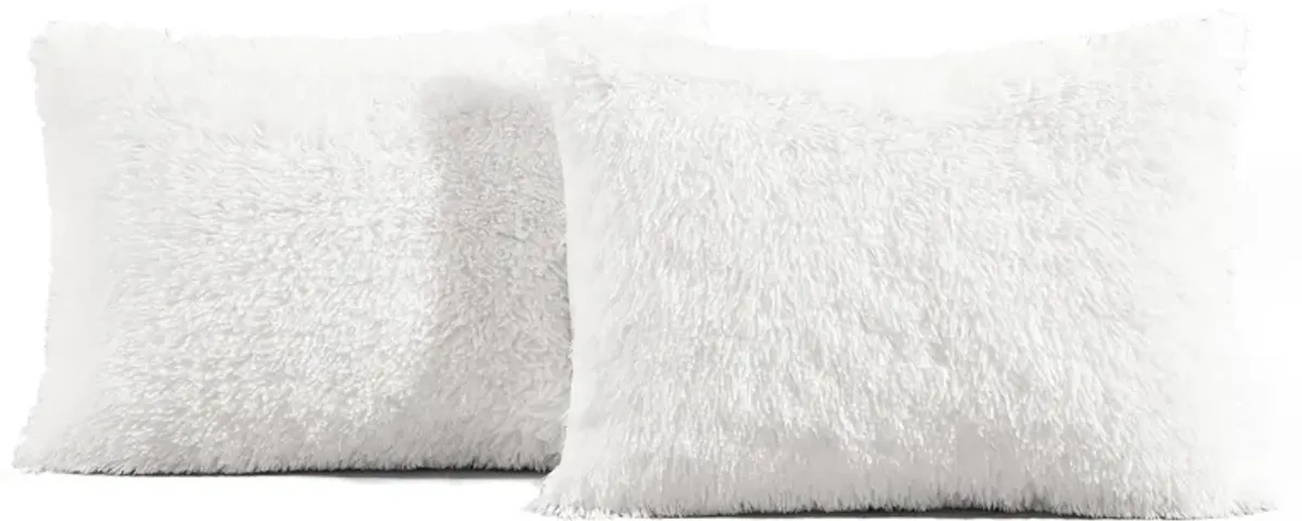 Emma Faux Fur Oversized Comforter 2-Pc Set