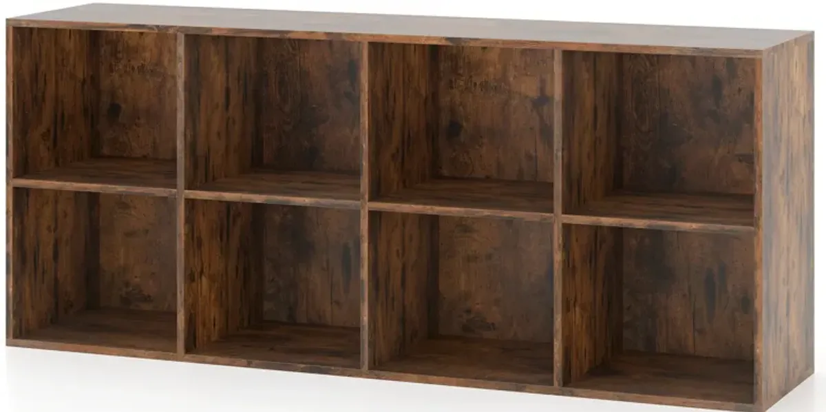 8-Cube Display Shelf with 2 Anti-Tip Kits – Stylish Storage Organizer for Modern Interiors