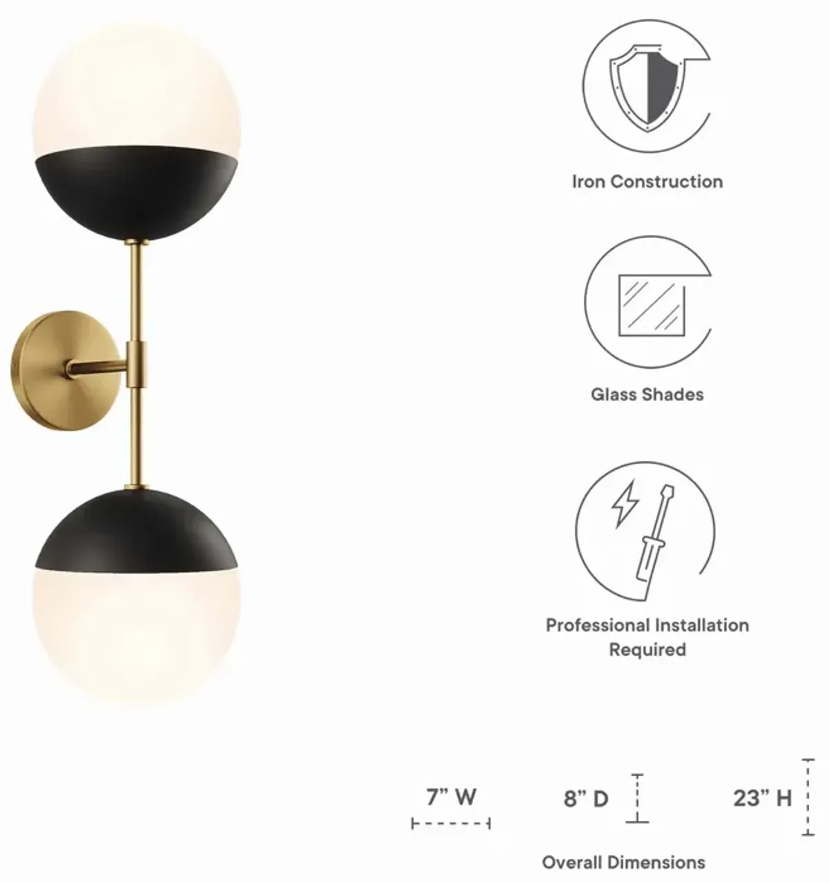 Stellar 2-Light Wall Sconce