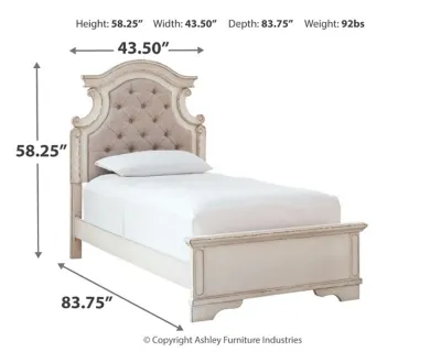 Realyn Twin Panel Bed