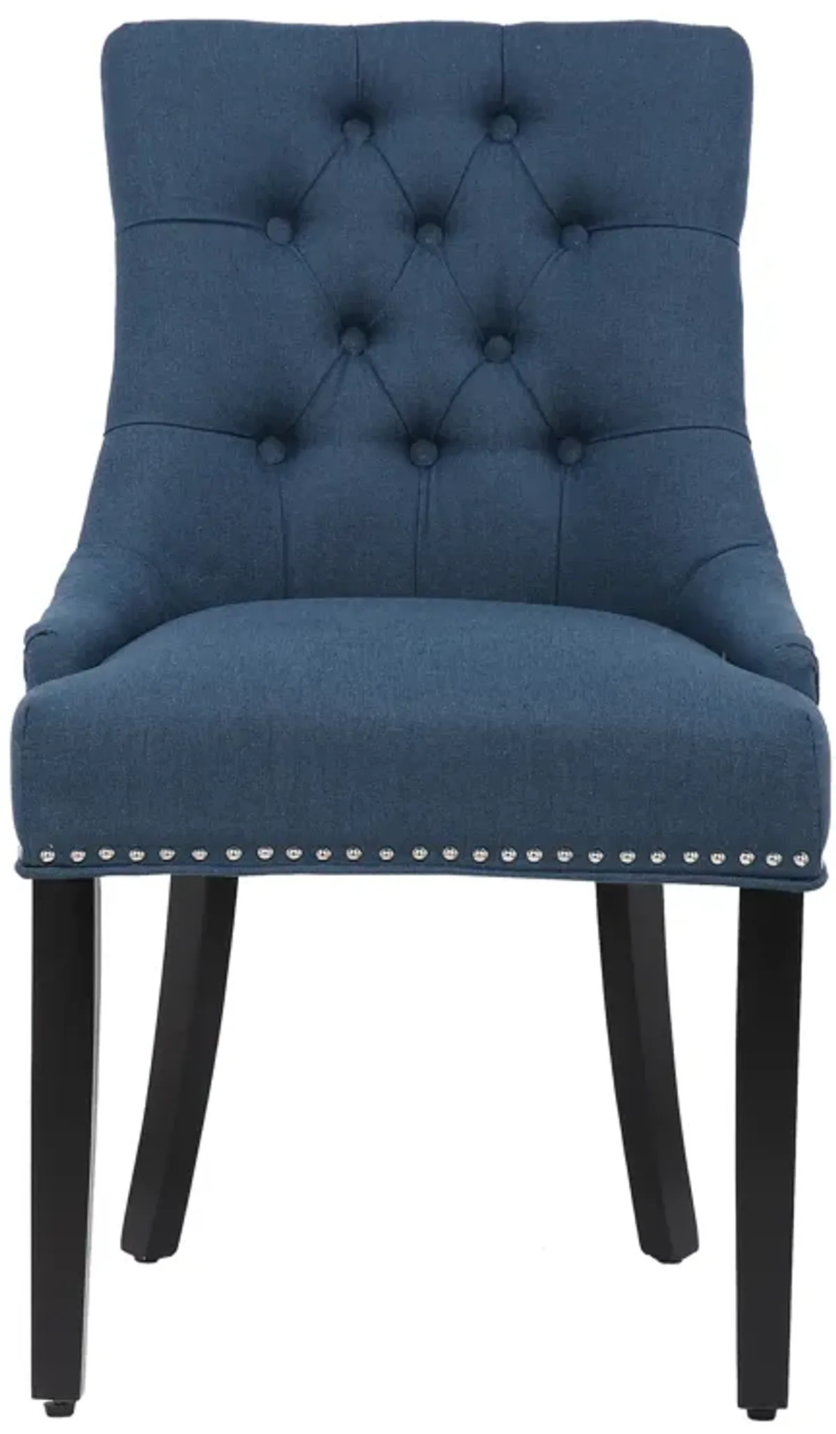 WestinTrends Upholstered Wingback Button Tufted Dining Chair