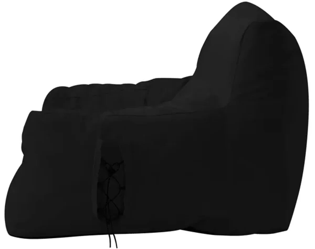 Loungie Comfy Nylon Bean Bag Chair