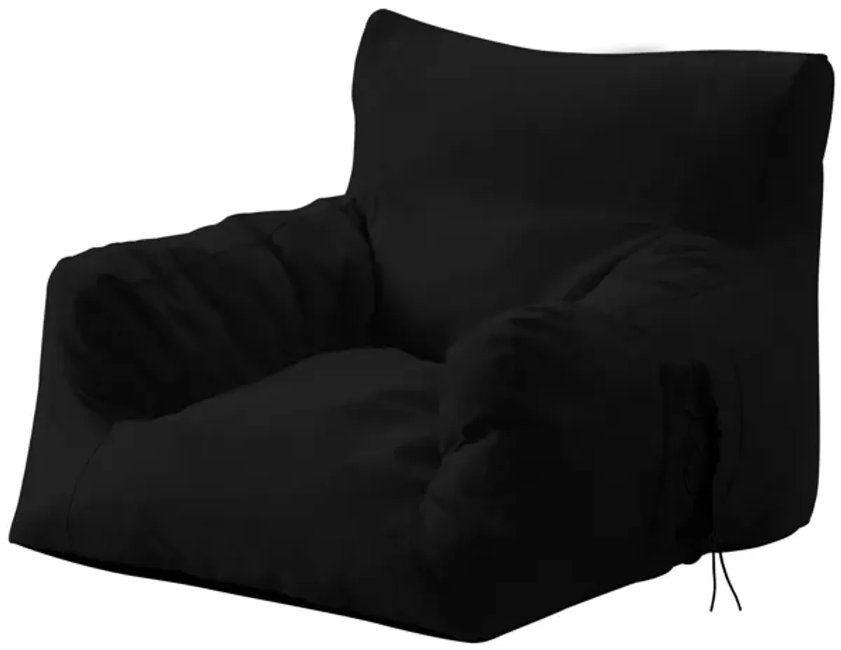 Loungie Comfy Nylon Bean Bag Chair