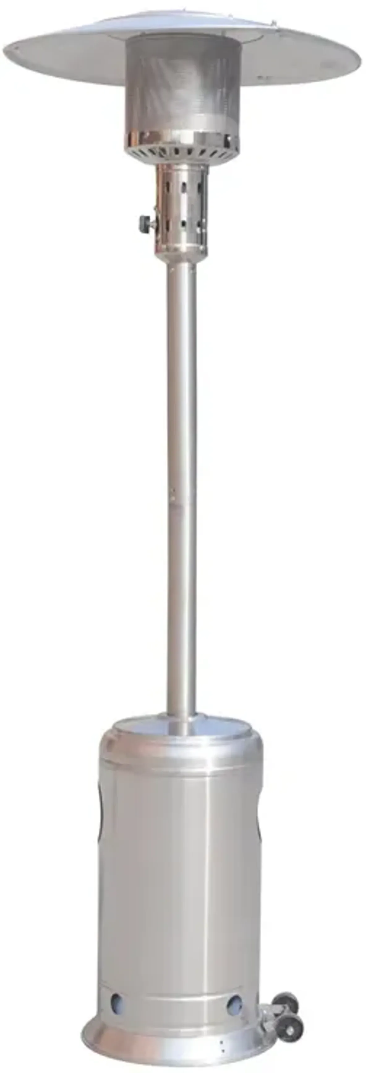 Outdoor Patio Propane Heater With Portable Wheels 47,000 BTU 88 Inch Standing Gas Outside Hea