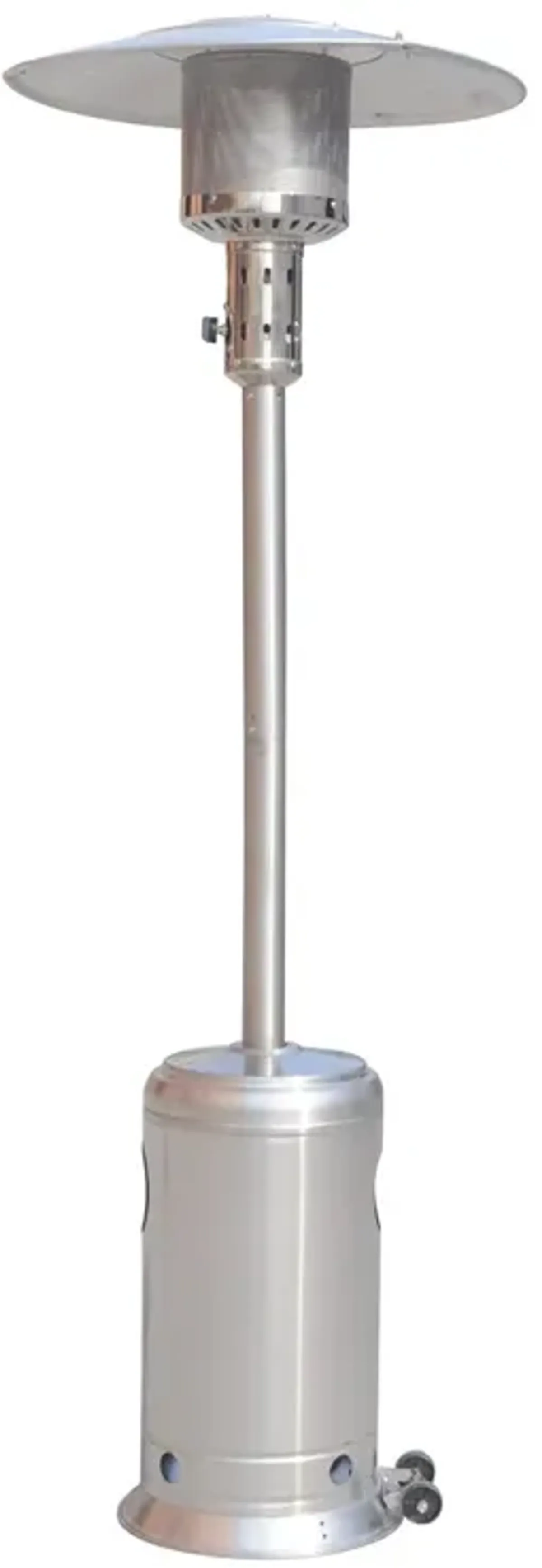 Outdoor Patio Propane Heater With Portable Wheels 47,000 BTU 88 Inch Standing Gas Outside Hea