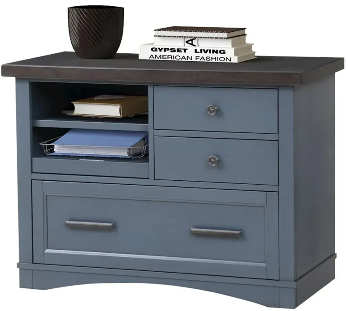 Parker House Furniture Parker House Americana Modern - Denim Functional File with Power Center