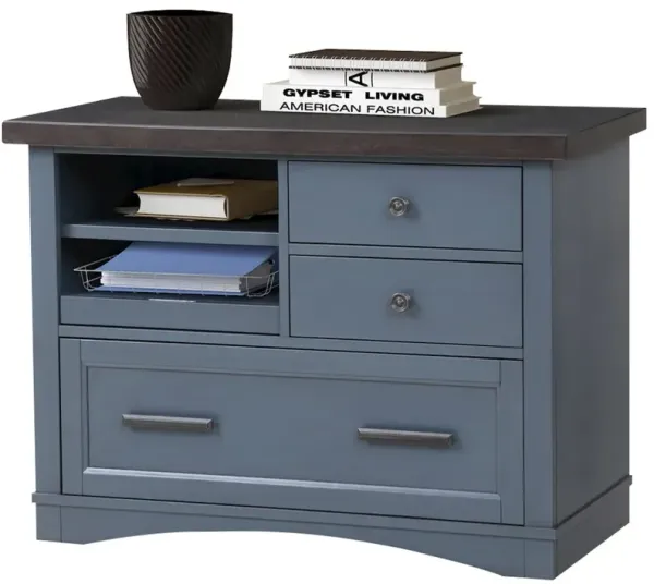 Parker House Furniture Parker House Americana Modern - Denim Functional File with Power Center