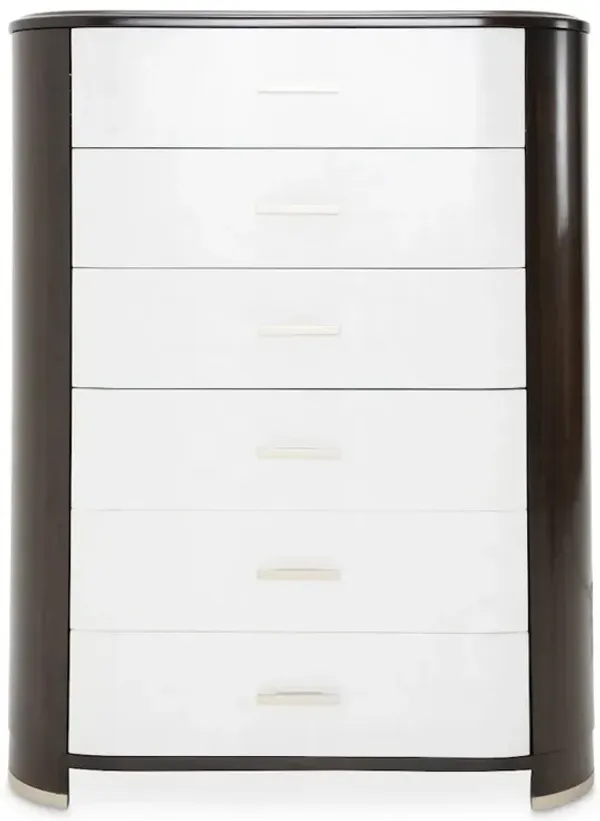Michael Amini Paris Chic 6-Drawer Chest - Espresso