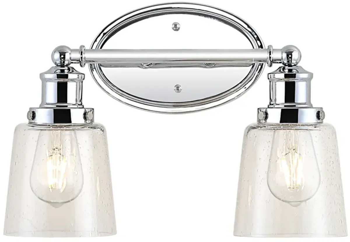 Beverly Iron/Seeded Glass Classic Cottage LED Vanity Light