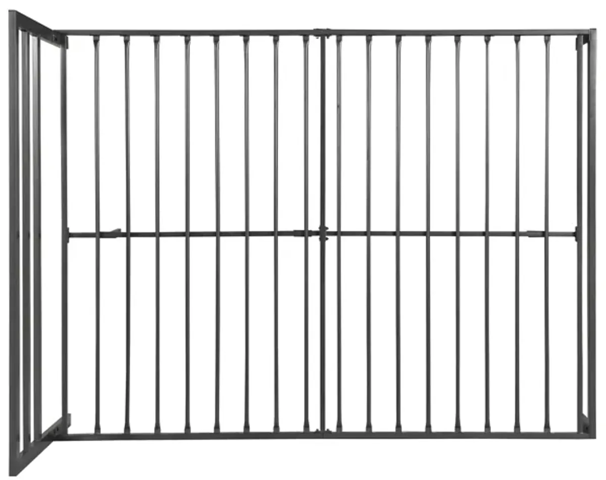 Streamdale Queen Size Metal Bed Frame With Headboard Charcoal