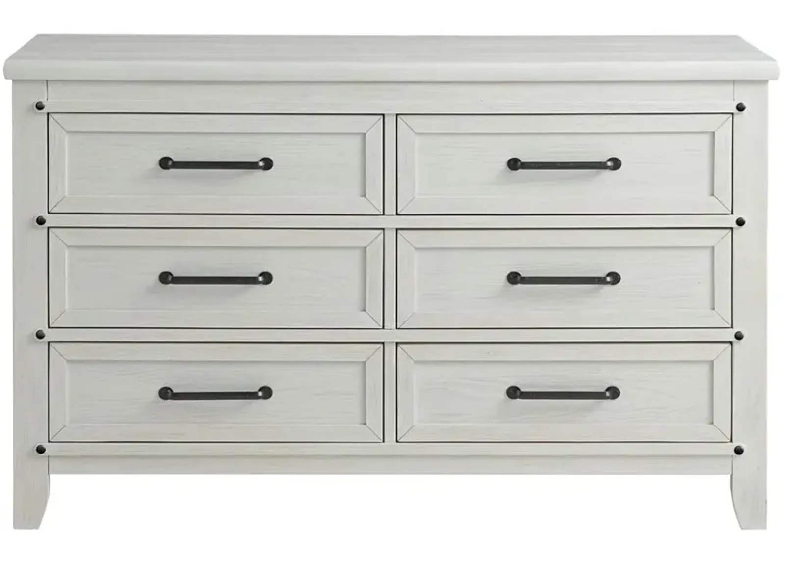 Soho Baby Ellison 6Dr Dresser Rustic White