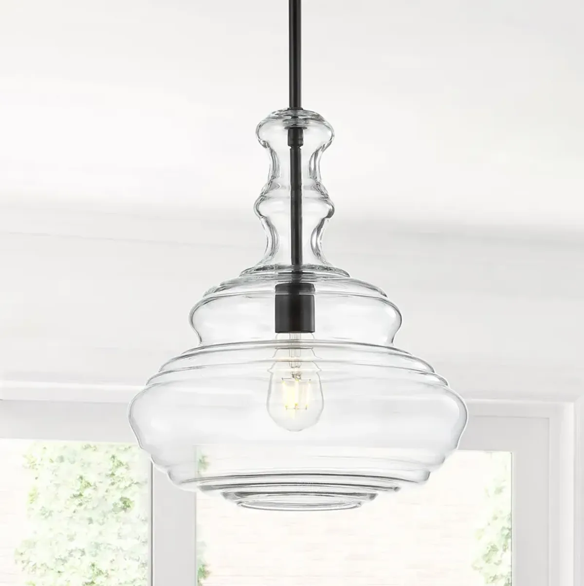 Bettina Glassmetal LED Pendant