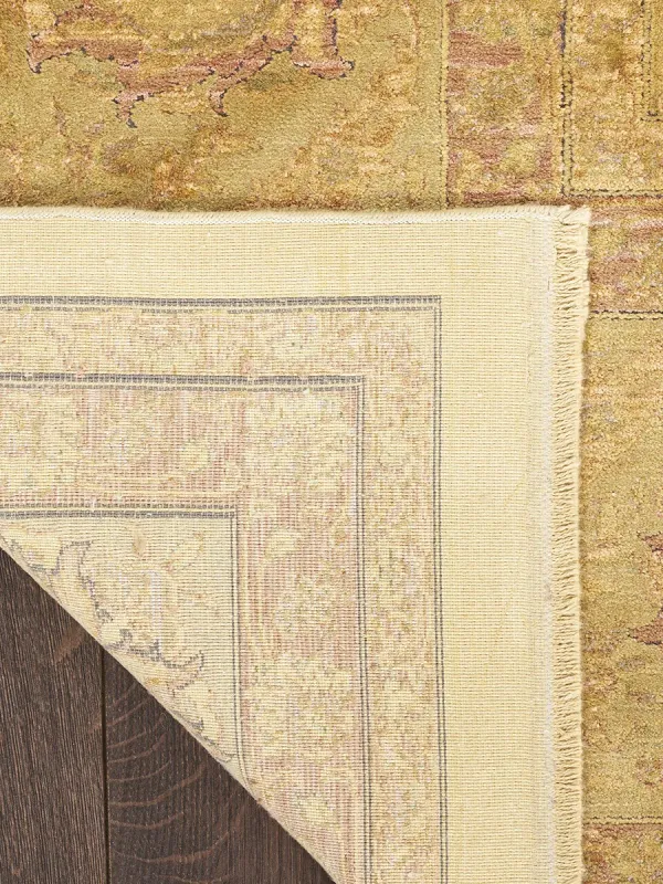 Luxurious LRS02 Gold 5'3" x 7'3" Rug