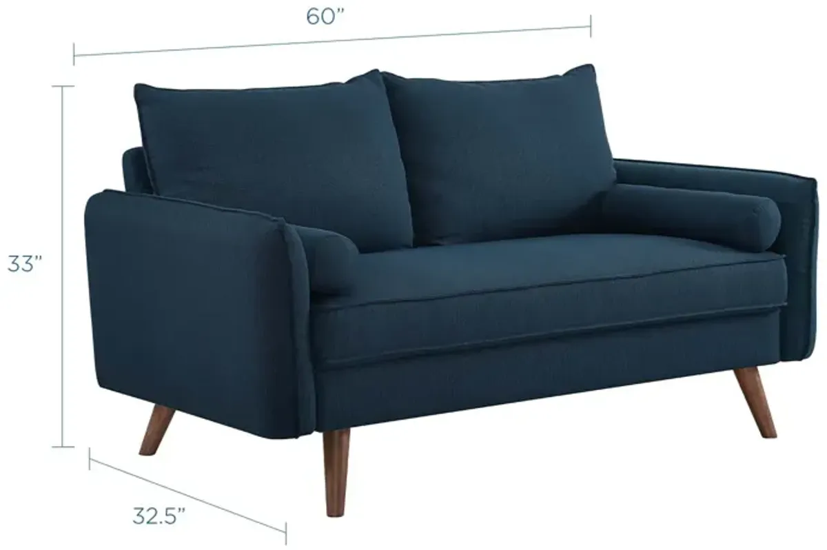 Revive Upholstered Fabric Loveseat