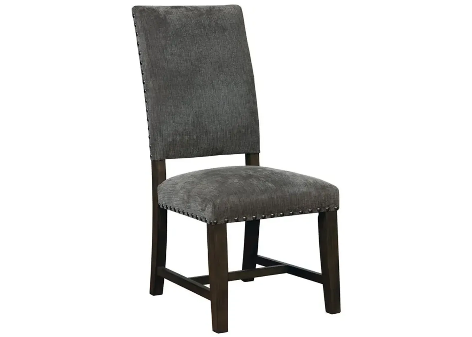 Twain Upholstered Side Chairs Warm Grey (Set of 2)