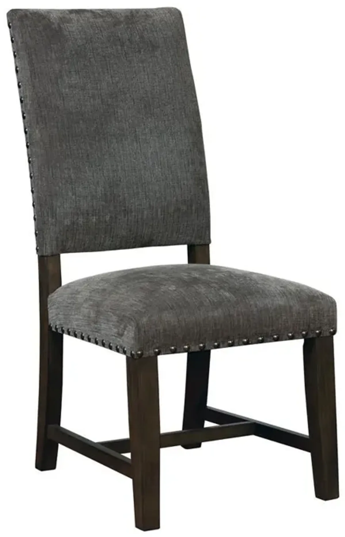 Twain Upholstered Side Chairs Warm Grey (Set of 2)